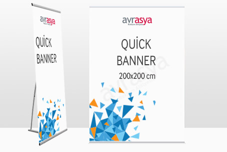 Quick Banner 200x200 cm